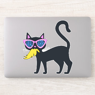 Funny Cat Kamala Eat Trump Val Sticker Harris Klistermärken