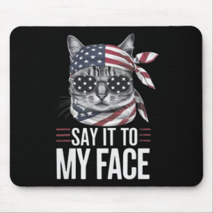 Funny Cat Kamala Harris 2024 säger det till min An Musmatta