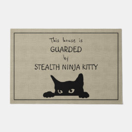 Funny Cat Large Doormat