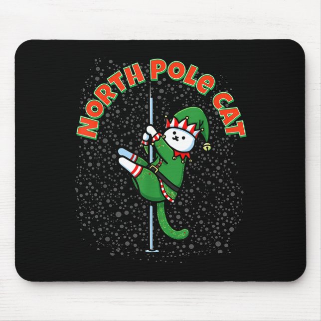 Funny Cat Le Dance Elf Costume Christmas Holiday C Musmatta (Framsidan)