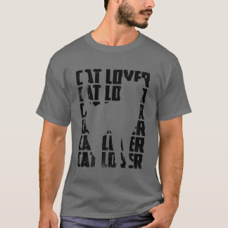Funny Cat Lover boy T Shirt