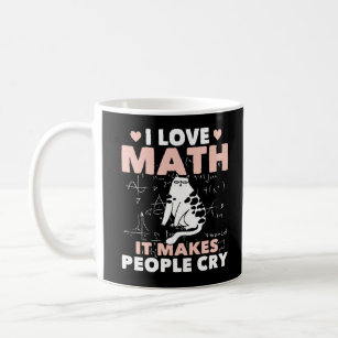 Funny Cat Lover Mathematics Humor Math Nerd Kaffemugg