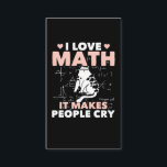 Funny Cat Lover Mathematics Humor Math Nerd Visitkort<br><div class="desc">Cat Math och skollärare skämtar. Lustigt Cat Lover Mathematics Humor Math Nerd.</div>