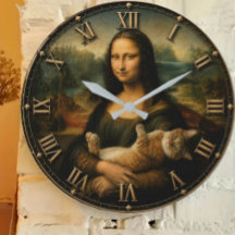 Funny Cat Lover Mona Lisa Cute Ginger Cat Renaissa