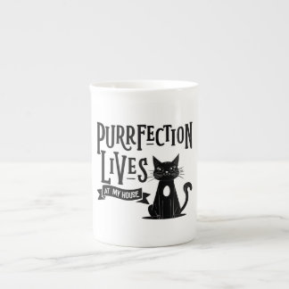 Funny Cat Lover Mug – “Purrfection.... Benporslin Mugg