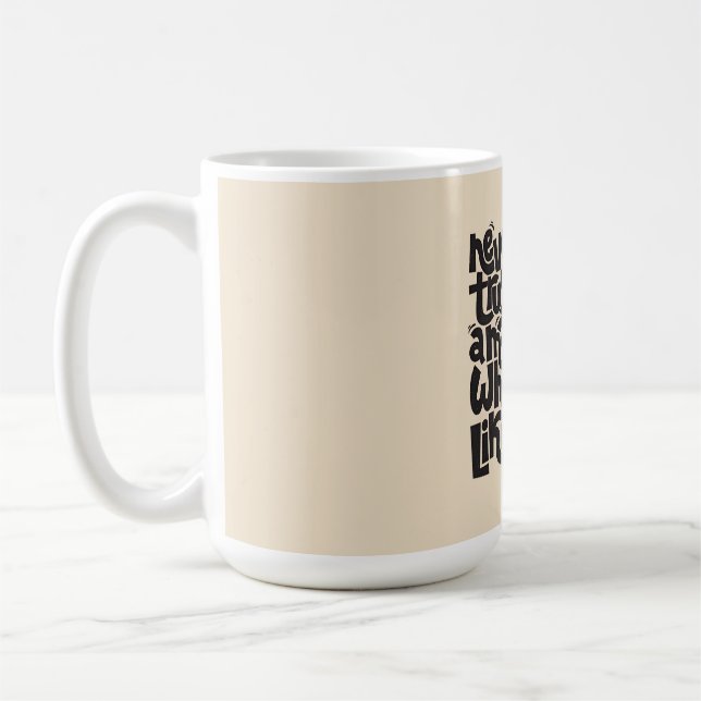 Funny Cat Lover-offertdesign Kaffemugg (Vänster)