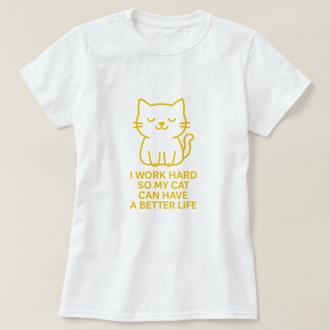 Funny Cat Lover Shirt T (Design framsida)