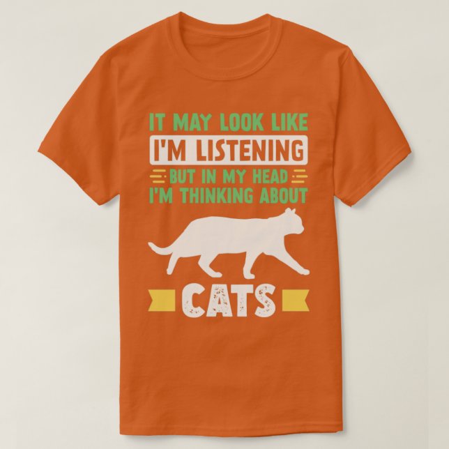 Funny Cat Lover T Shirt (Design framsida)