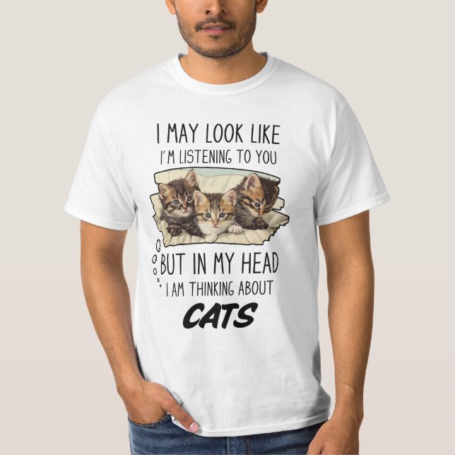 Funny Cat Lover T Shirt (Framsida)