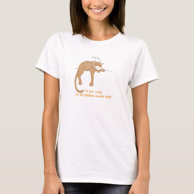 Funny Cat Lover T-Shirts for Women (Framsida)