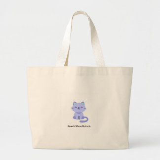 Funny Cat Lover Tote Bags – Cute Gift for Cat Moms Jumbo Tygkasse