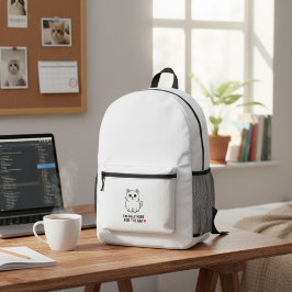 Funny Cat Lover Valentine Mousepad - I'm Only Here