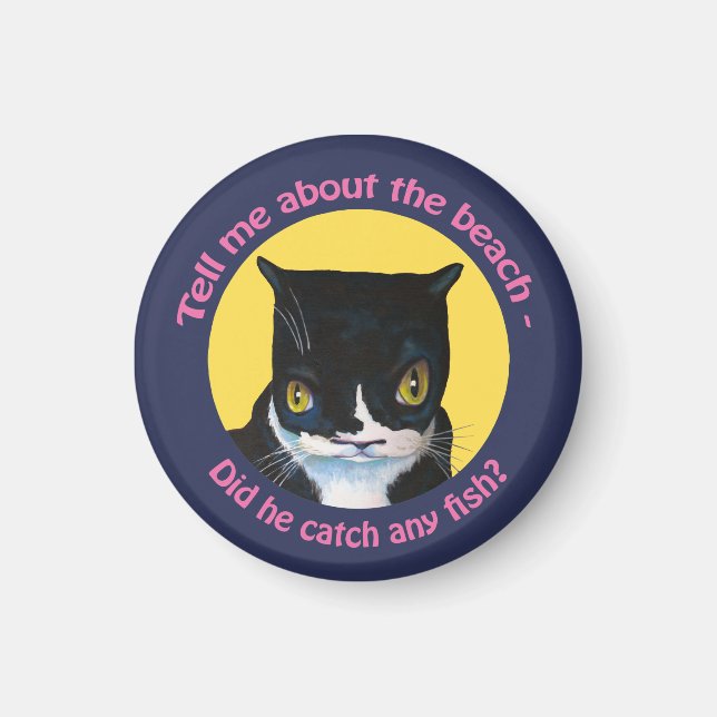 Funny Cat Magnet (Framsidan)