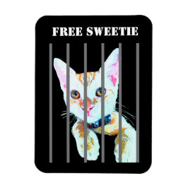 Funny Cat Magnet-Free Sweets Magnet
