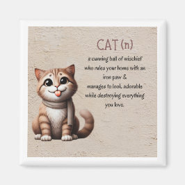Funny Cat Magnet - Sommar Pet Decor