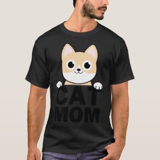 Funny Cat Mamma T Shirt