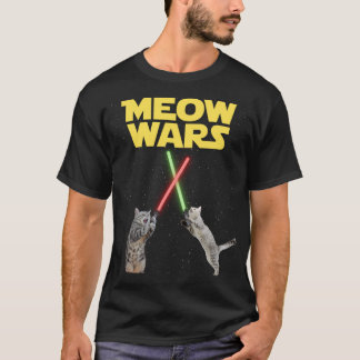 Funny Cat Meow Krig T Shirt