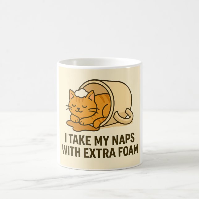 Funny cat mug  kaffemugg (Center)