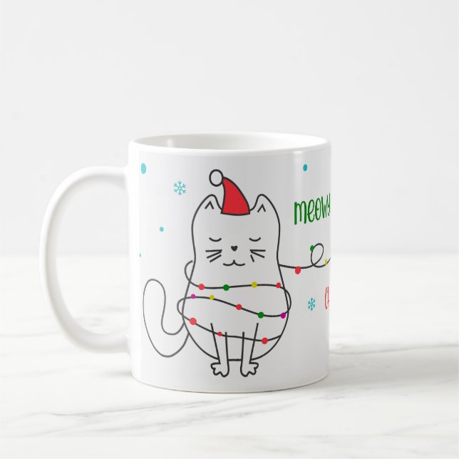 Funny Cat Mug Kaffemugg (Vänster)