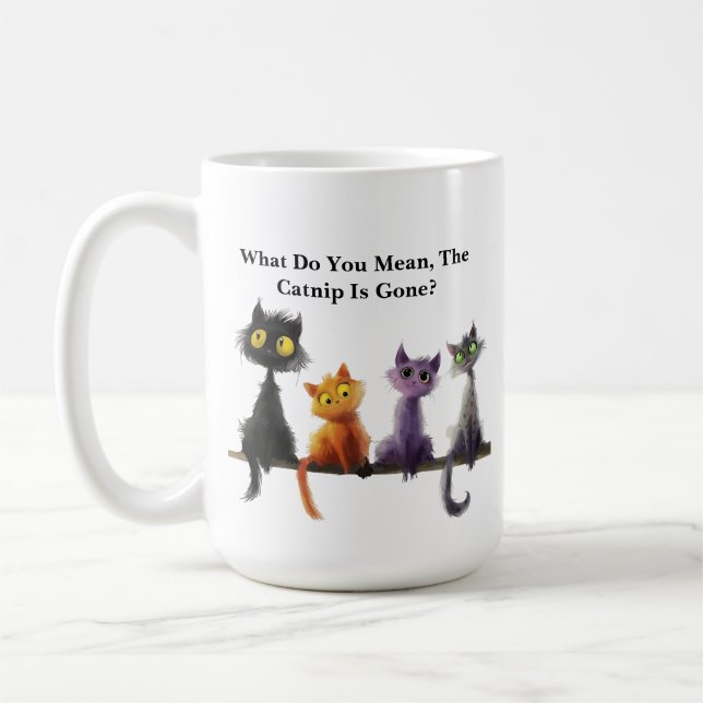 Funny Cat Mugg (Vänster)