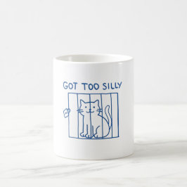 Funny Cat Mugg - Har till Fånig Jail Kattunge Coff