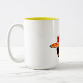 Funny Cat Mugg - Pizza Älskare Gift Coffee Kopp