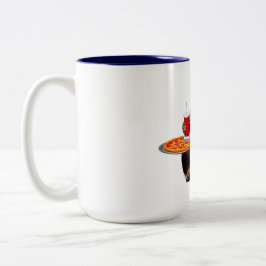 Funny Cat Mugg - Pizza Älskare Gift Coffee Kopp