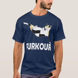 Funny Cat Parkour Purkour Manar Women Kids Gift T Shirt