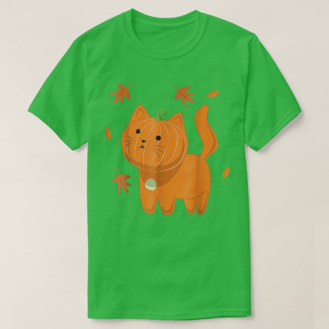 Funny Cat Pumpkin Halloween 2022 Jack o lantern Ca T Shirt (Design framsida)