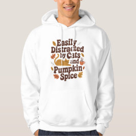 Funny Cat - Pumpkin Spice Älskare Fall Hoodie