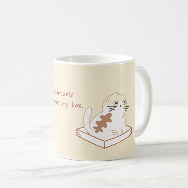 Funny Cat Pun | Cat Life Mugg (Framsida höger)