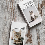 Funny Cat Pun Dating Affärskorts<br><div class="desc">Vill du göra ett varaktigt intryck? Det här superskojet är ett affärskort för att äta maten med att dejta, med dina kattfoton och en underbar "be meowt"-pun för att se till att du står ut. Vårt kort är fullt anpassade, vilket gör att du kan inkludera ditt namn, kontaktinformation och all...</div>