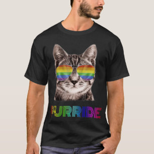 FUNNY CAT PURRIDE HBT-PRIDE SHIRT T