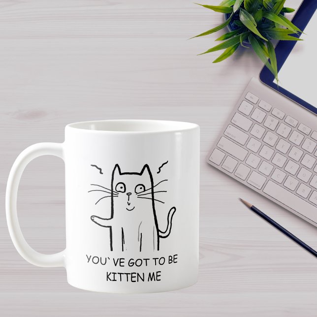 Funny Cat Quote Coffee Mug Kaffemugg (Skapare uppladdad)
