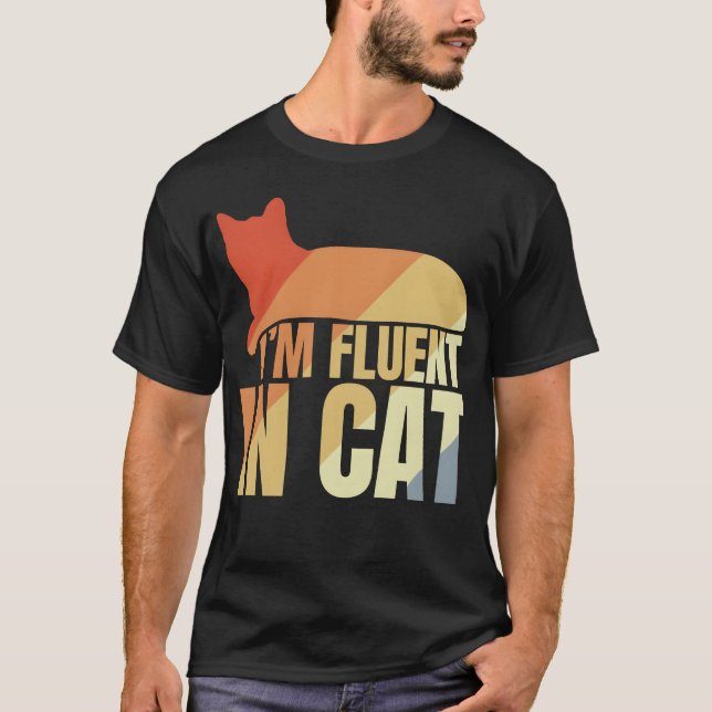 Funny Cat Quote-flicka T Shirt (Framsida)