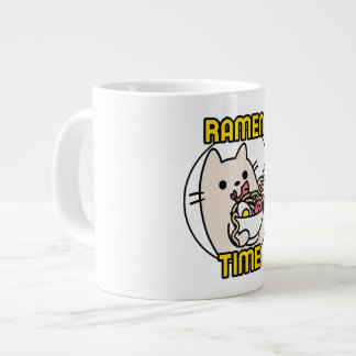 Funny Cat Ramen Animal Lover Pet Owner Jumbo Mugg