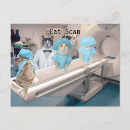 Funny CAT-skanningsbild Vykort