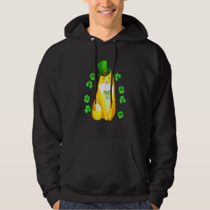 Funny Cat St Patrick S Day Grönt Saint Patty Women Hoodie