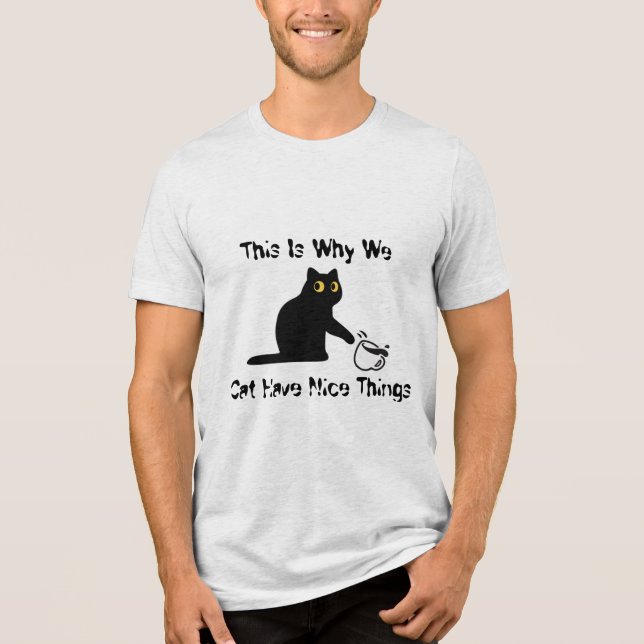 Funny Cat T-Shirt (Framsida)