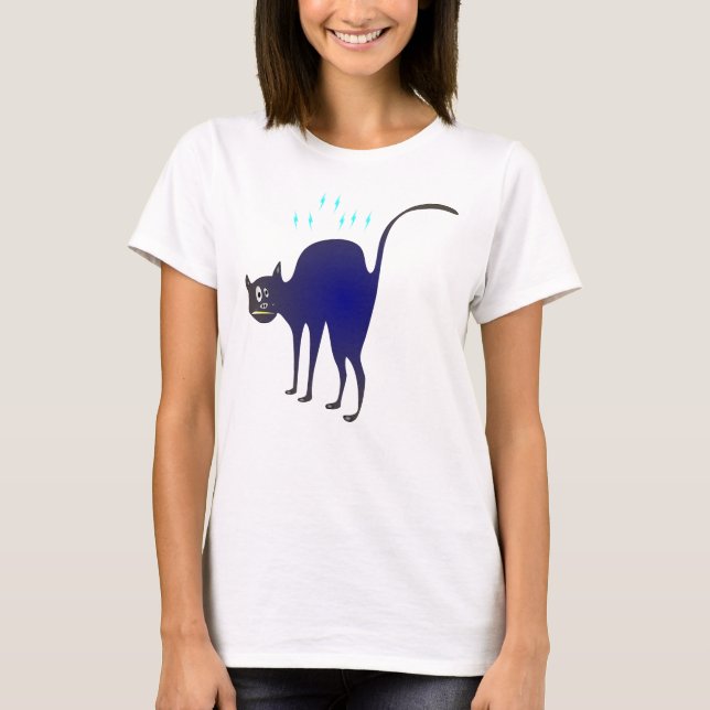 funny cat t shirt (Framsida)