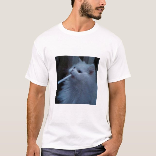 funny cat t shirt (Framsida)