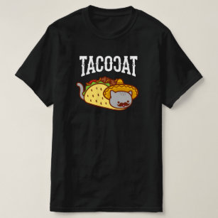 Funny Cat T-Shirt - Mexikanska TACO CAT