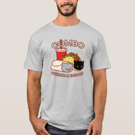 Funny Cat T-Shirt - PURRITO & TACO CAT Combo