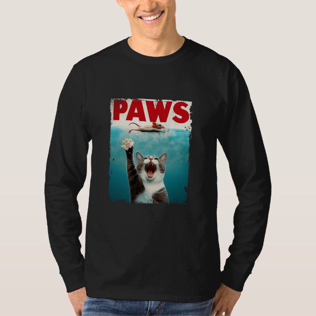 Funny Cat Tassar T Shirt (Framsida)