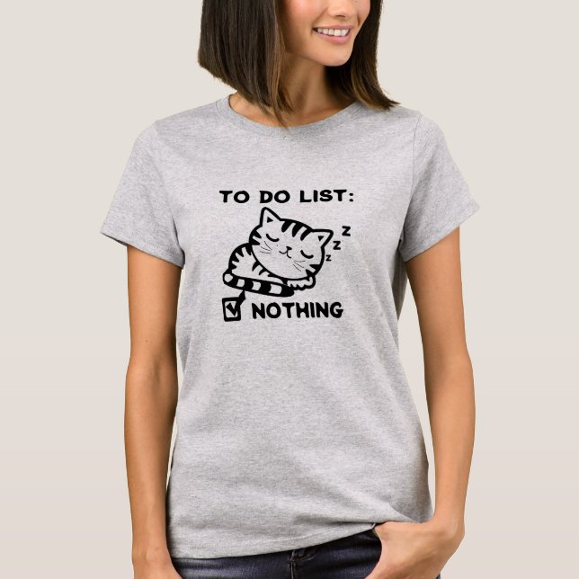 Funny Cat Tee - Unisex Humor Gift for Cat Lover (Framsida)