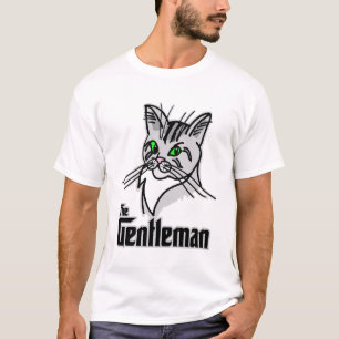 Funny Cat the gentleman T Shirt