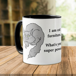 Funny Cat Toppen Power Mugg