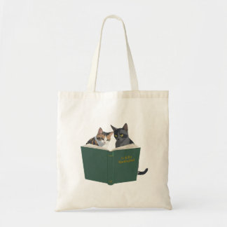 Funny Cat Tote Tygkasse