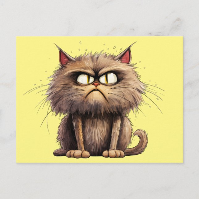 Funny Cat-vykort Vykort (Framsida)