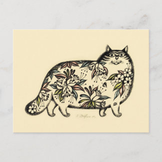 Funny Cat-vykort Vykort